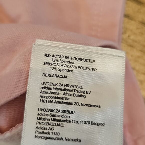 Reebok Polo Pink and White Crop Shirt Size 5 - Picture 4 of 8